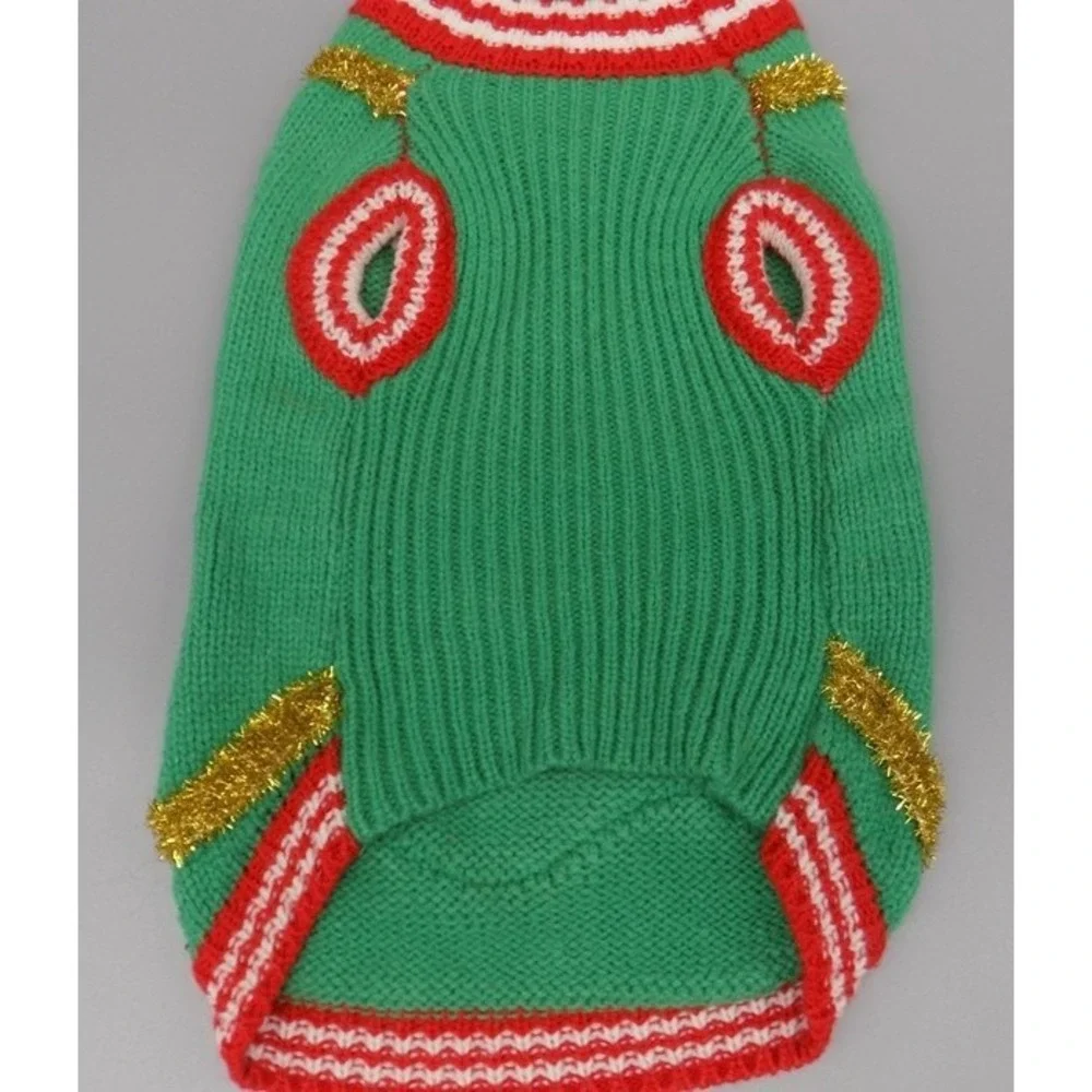 Dog Sweater Christmas Size Small Holiday Hot Mess Merry & Bright 15